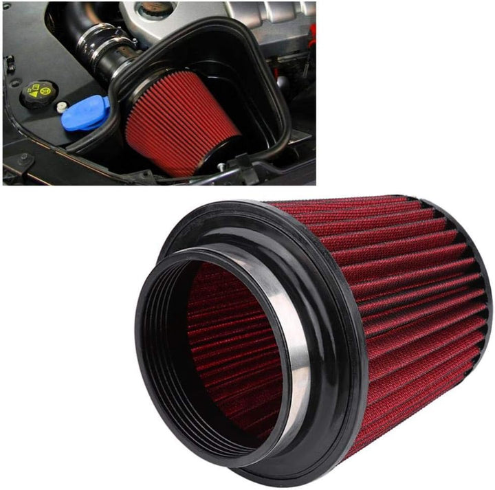 Auto Luftfilter, Luftreiniger Runder, Universal Sportluftfilter Luftfilter Universal Car Modificatio