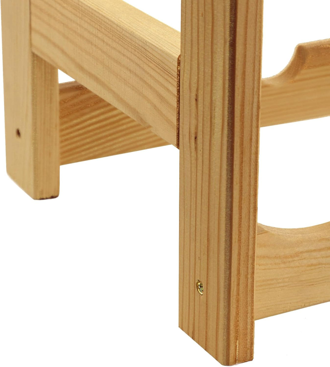 KADAX Weinregal aus Holz, 54x53x25cm Flaschenregal, 20 Flaschen, Weinständer aus Kiefernholz, Weinsc