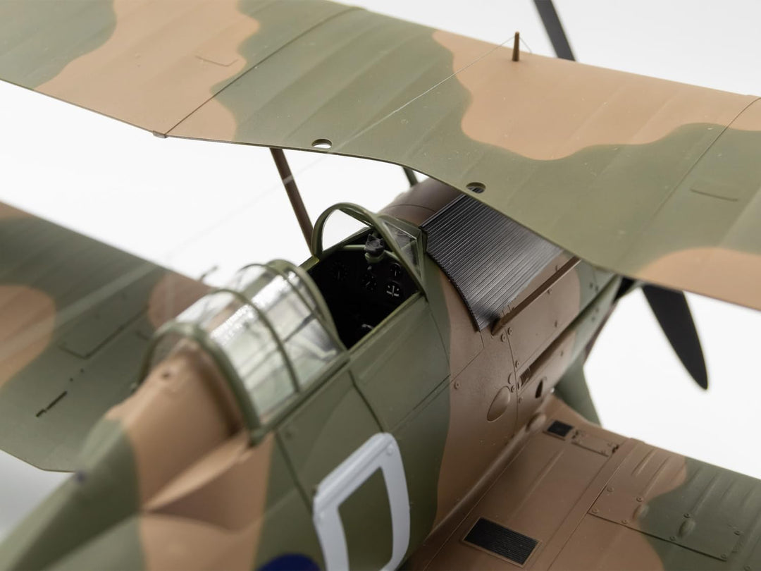 ICM Baby Boys ICM32040 1:32-Gloster Gladiator Mk.I, WWII British Fighter Plastikmodellbausatz, Schwa