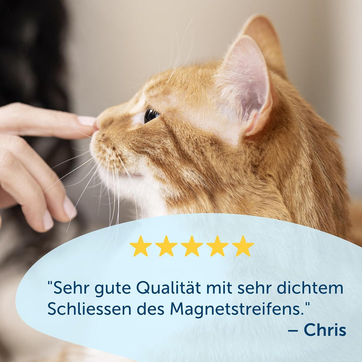 PetSafe Katzenklappe Staywell Klassik, 4 manuelle Verschlussoptionen, Einschliesslich Tunnel, Für Ha