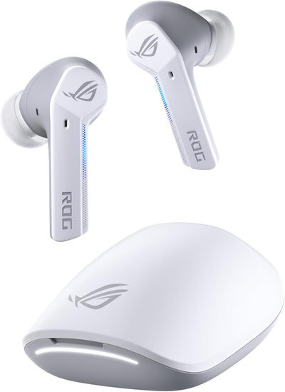 ASUS ROG Cetra True Wireless Moonlight White In-Ear Gaming Kopfhörer (aktive Geräuschunterdrückung (