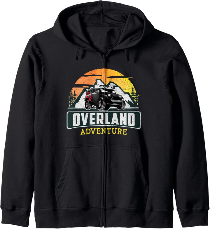 Overland Adventure Overlanding Camping Natur Kapuzenjacke