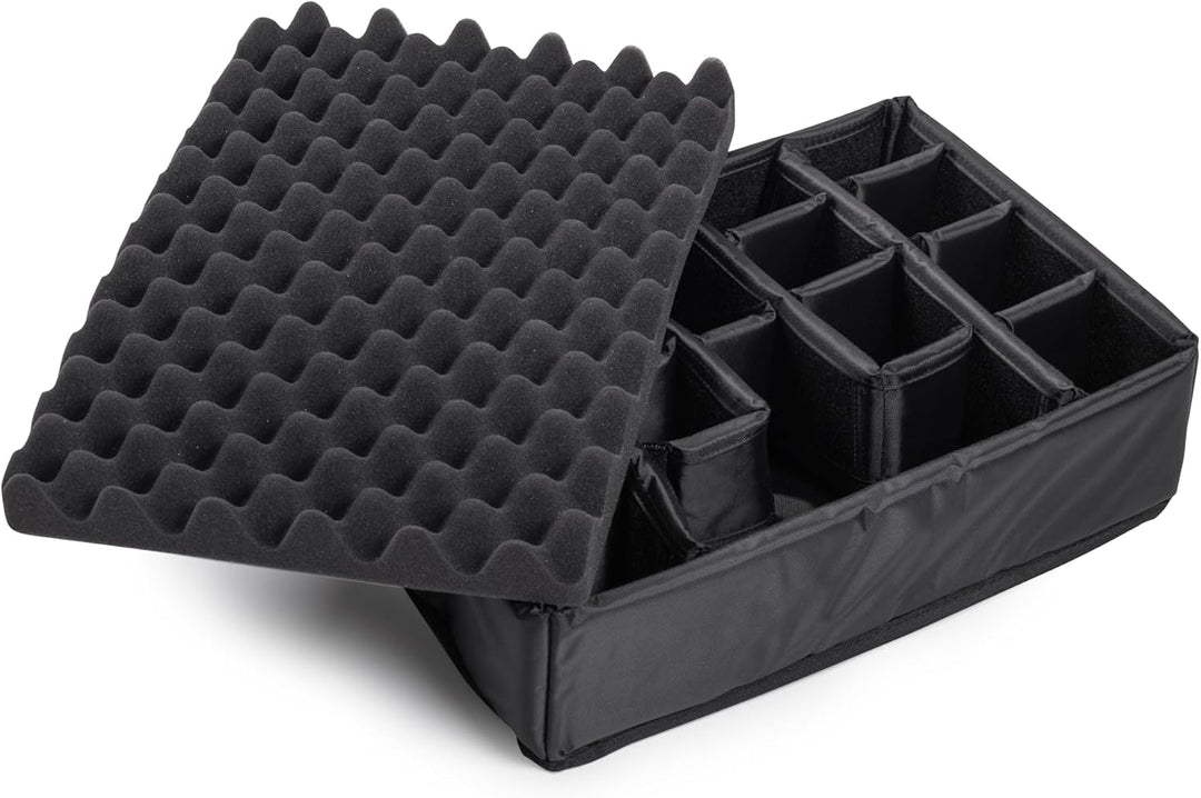 B&amp;W Transportkoffer Outdoor - Typ 5000 - Gelb mit variabler Facheinteilung - Wasserdicht nach IP67 Z