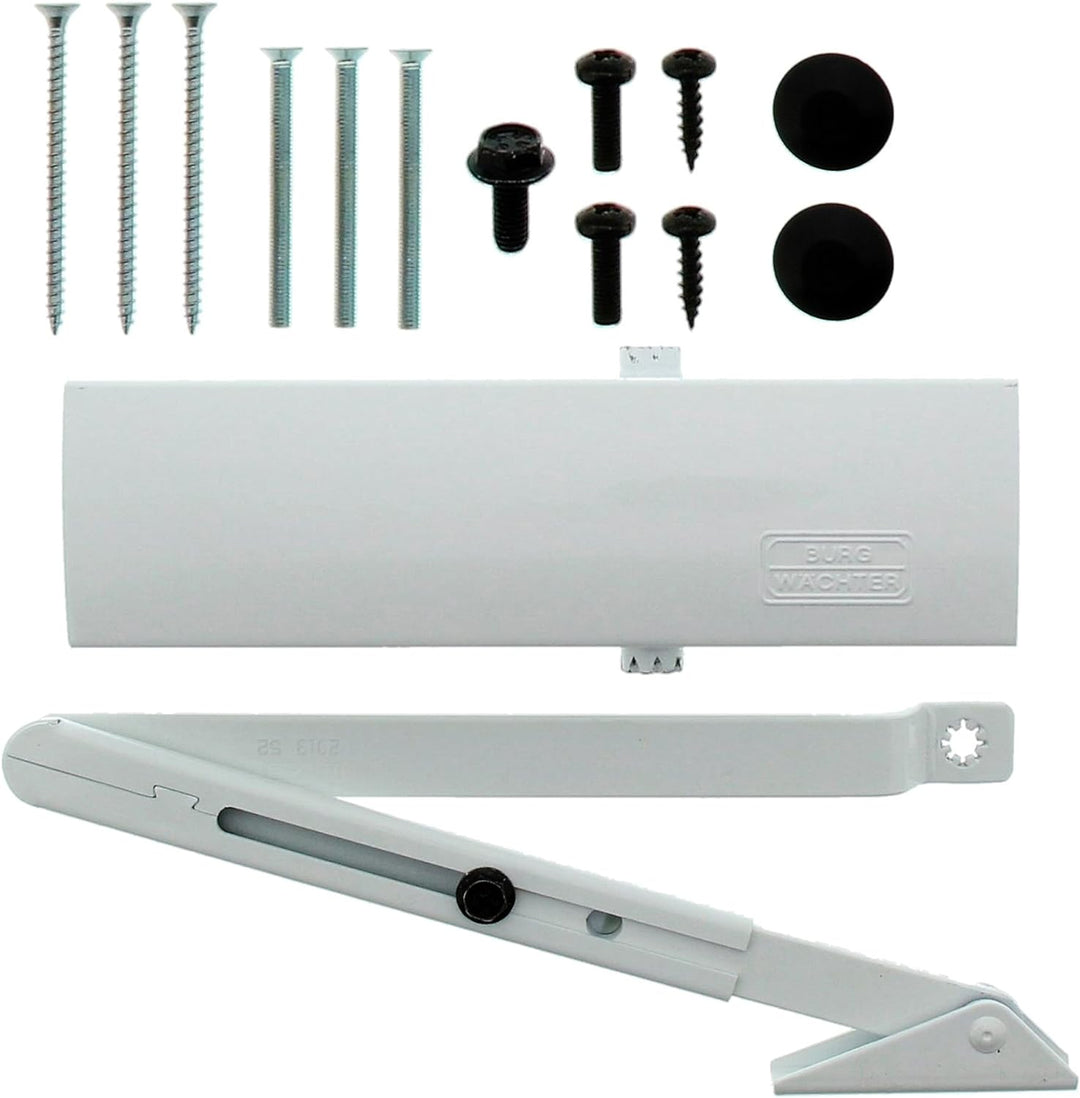 Burg-Wächter Türschliesser für Innentüren, Hydraulisch, Variabel einstellbar, Breite bis 110 cm, Gew