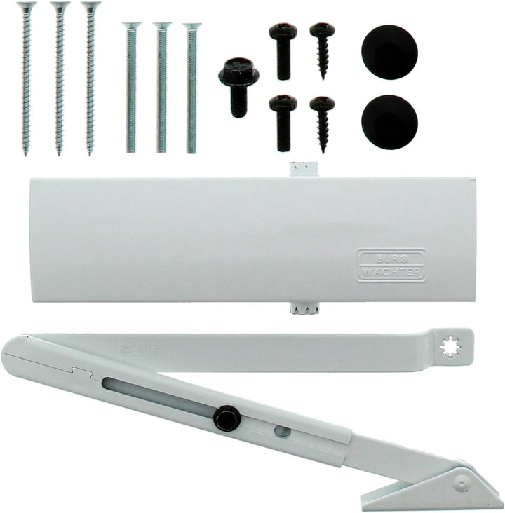 Burg-Wächter Türschliesser für Innentüren, Hydraulisch, Variabel einstellbar, Breite bis 110 cm, Gew