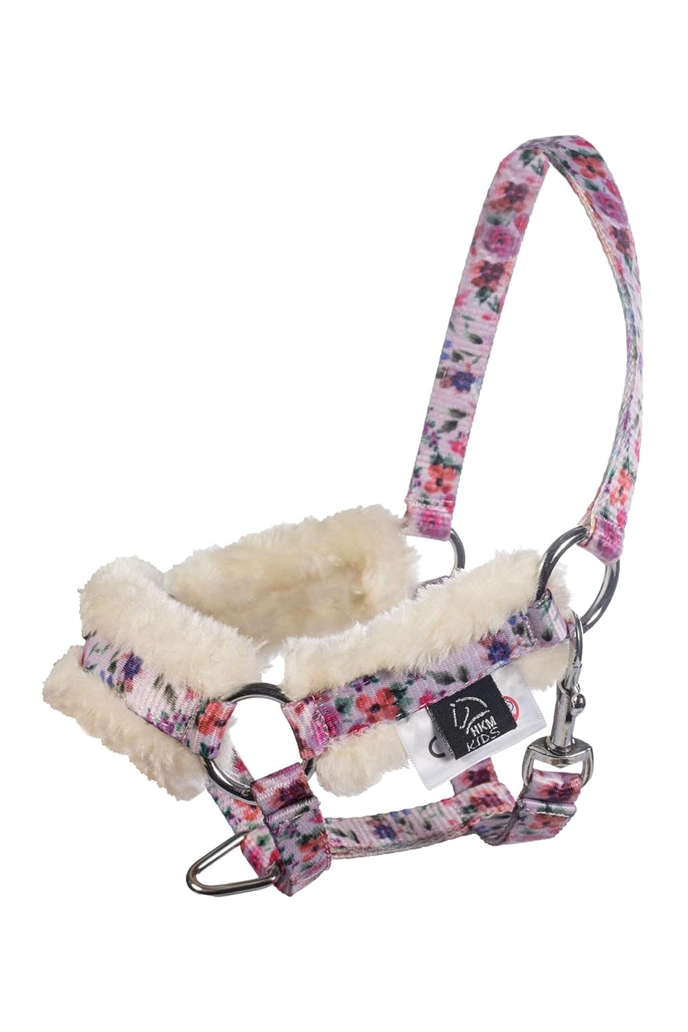 HKM Kinder Hobby Horsing Print Halfter und Strick, Flower, One Size