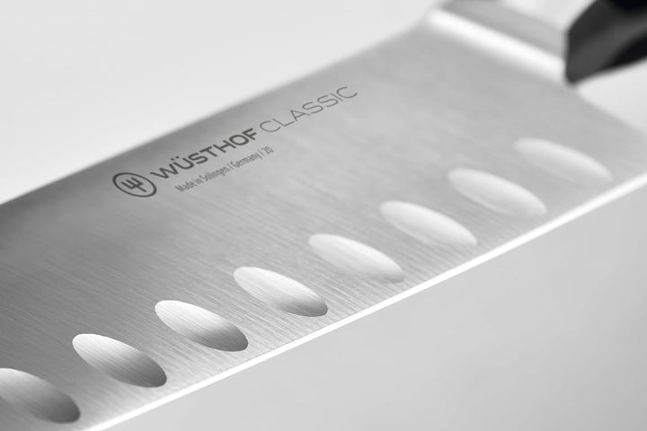 WÜSTHOF Classic Santoku 17 cm, Schwarz Schwarz 17 cm Single