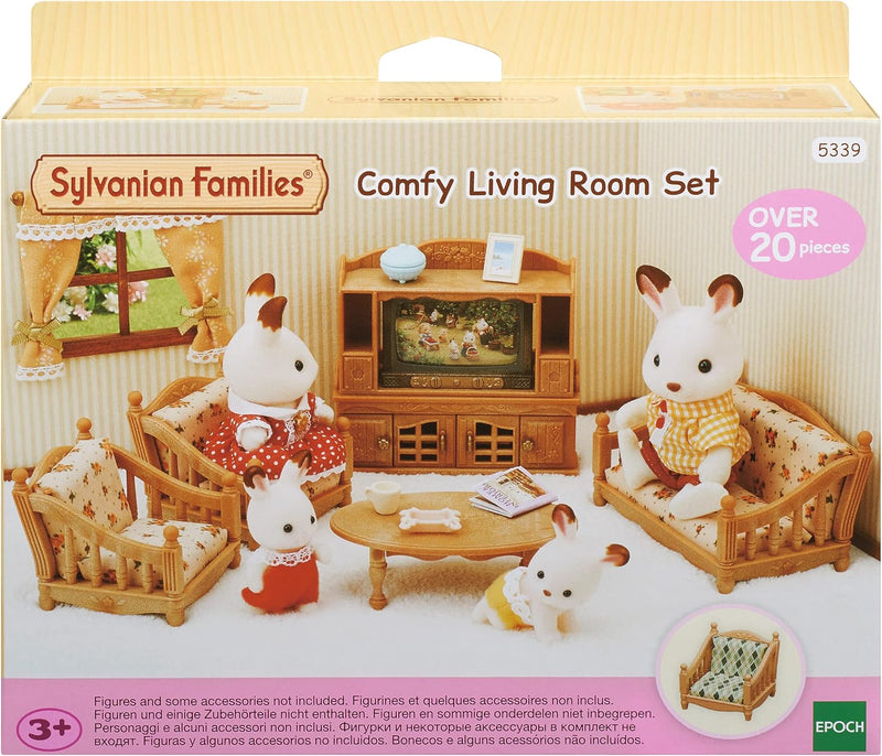 Sylvanian Families 5339 Landhaus Wohnzimmer - Puppenhaus Einrichtung Möbel Einzigartig, Einzigartig