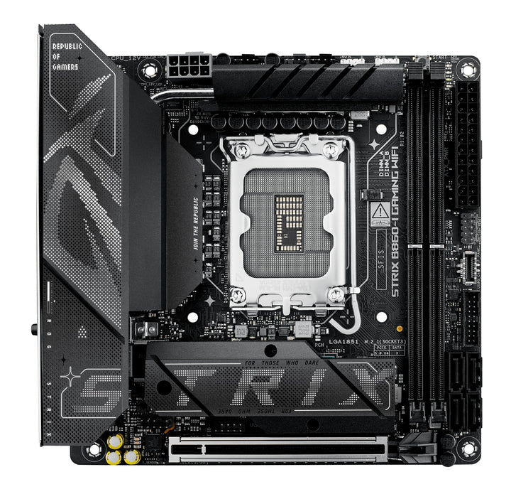 ASUS ROG STRIX B760-I GAMING WIFI Mainboard Sockel Intel LGA 1700 (Intel B760, Mini ITX, DDR5 Speich