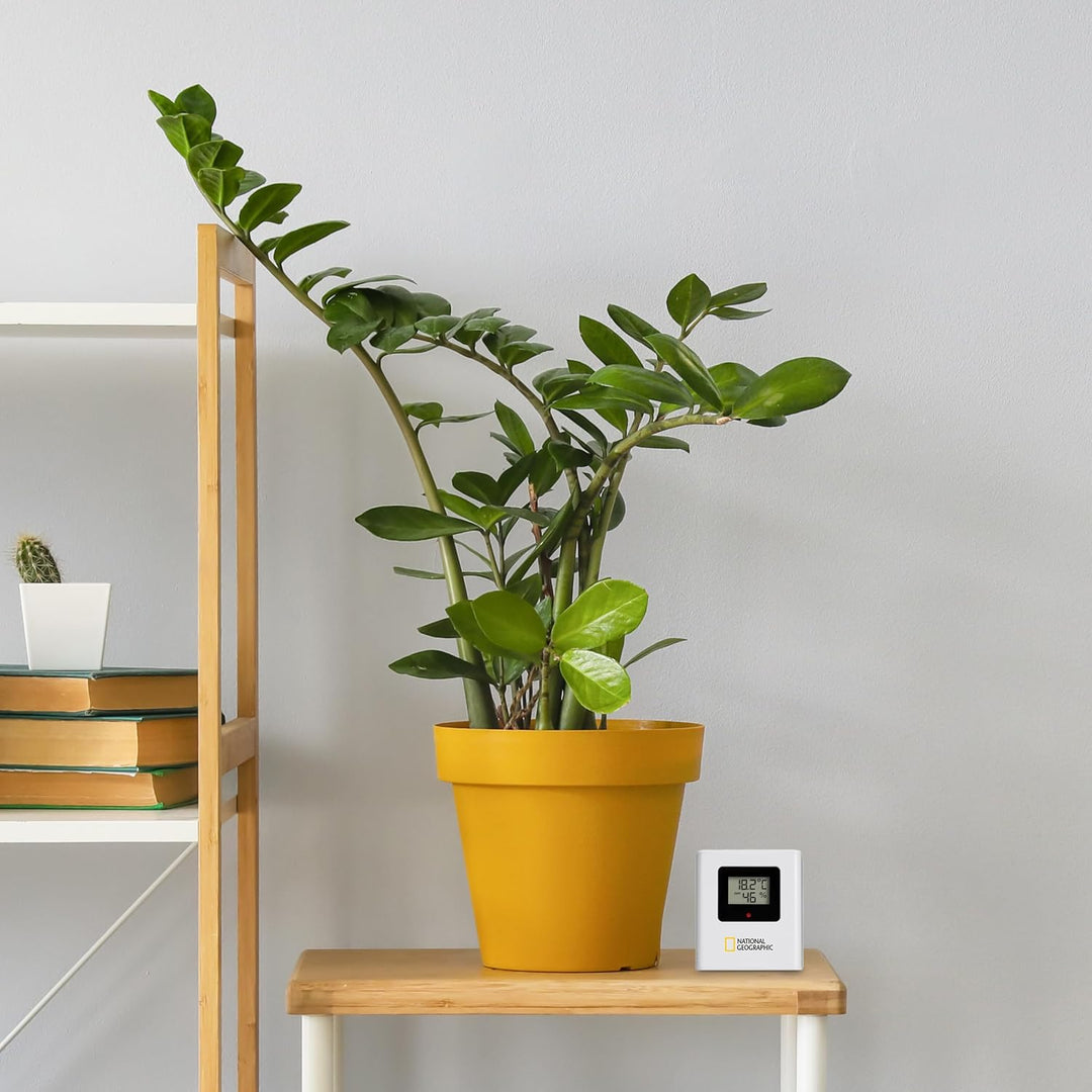 National Geographic 9070710 Wetterstation Funk mit Aussensensor VA Farb-Wetterstation mit 4 Messbere