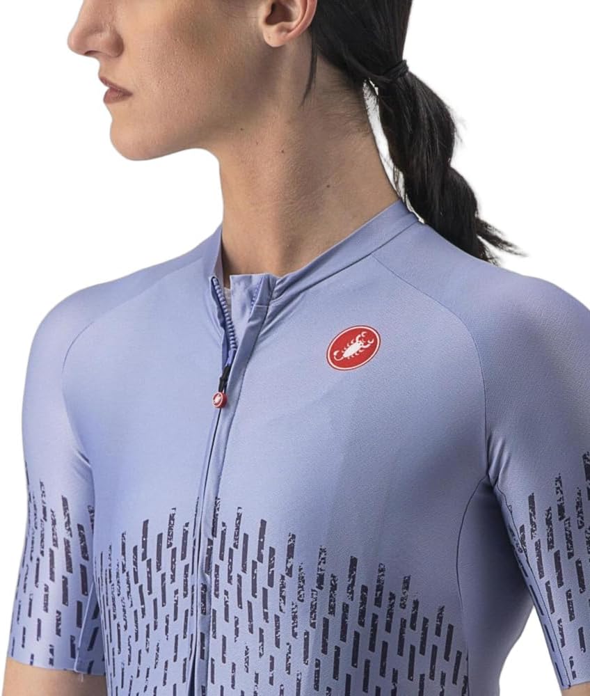 CASTELLI Damen Aero Pro W Jersey T-Shirt M Violettes Nebel, M Violettes Nebel