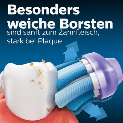 Philips Sonicare Original G3 Premium Gum Care Standard Schallzahnbürstenköpfe - 8er-Pack in Schwarz