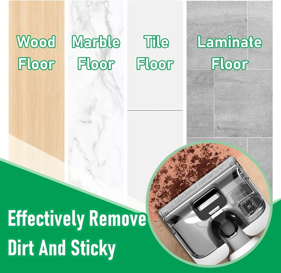 2 Stück Ersatz Bürstenwalze + 1 Reinigungsbürste für Tineco Floor One Stretch S6 / Switch S6 S7 Stre