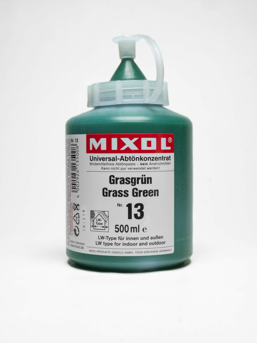 500ml MIXOL # 13 Grasgrün 500 ml (1er Pack) Grasgrün, 500 ml (1er Pack) Grasgrün