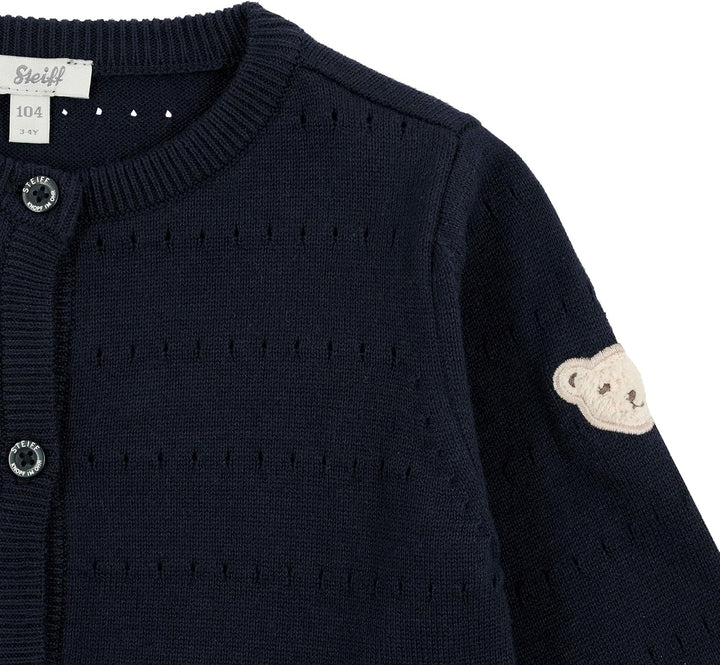 Steiff Mädchen Strickjacke Strickjacke (1er Pack) 92 Steiff Navy, 92 Steiff Navy