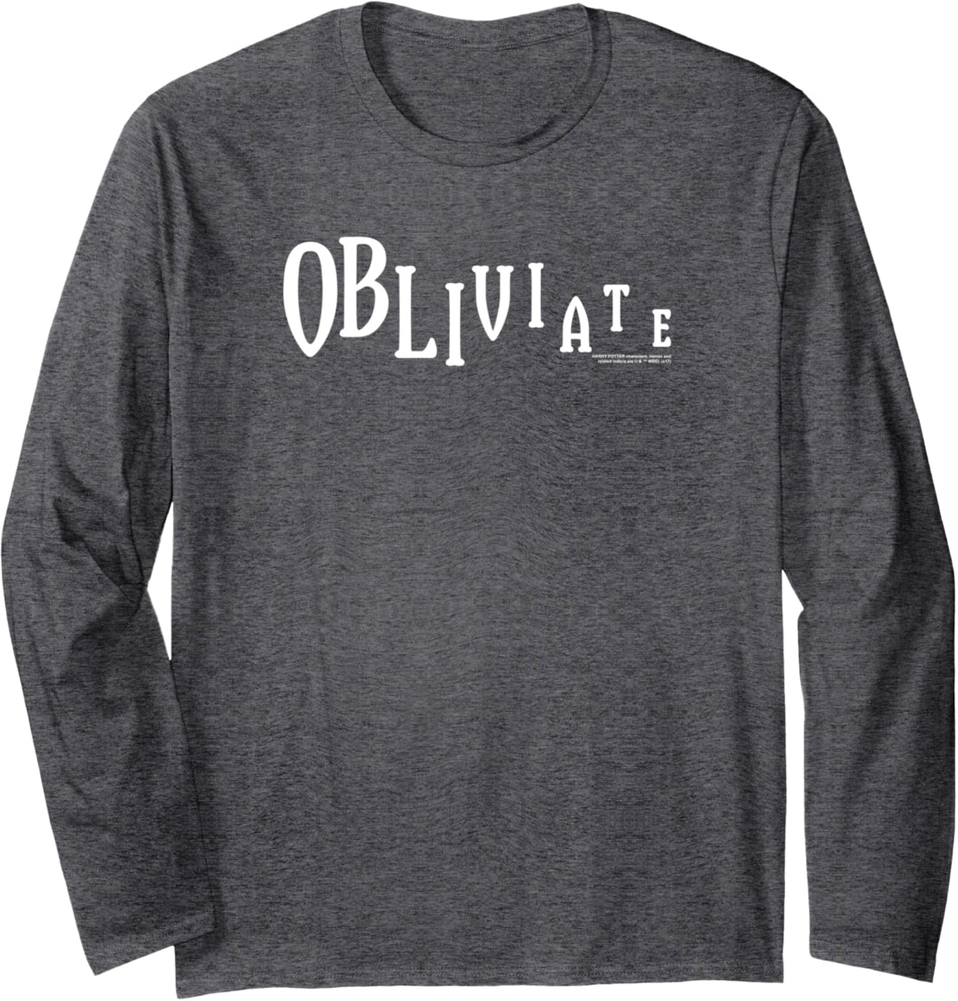 Harry Potter Obliviate Langarmshirt