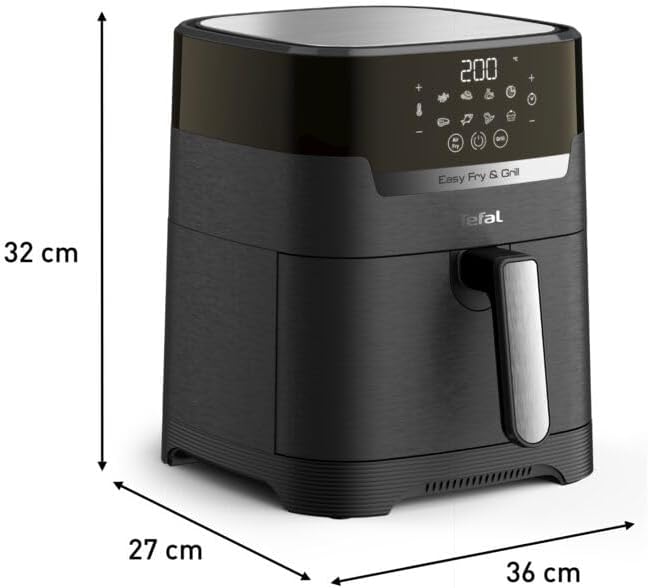 Tefal EY5058 Easy Fry & Grill Precision Heissluftfritteuse | 2-in-1 Technologie (Heissluftfritteuse