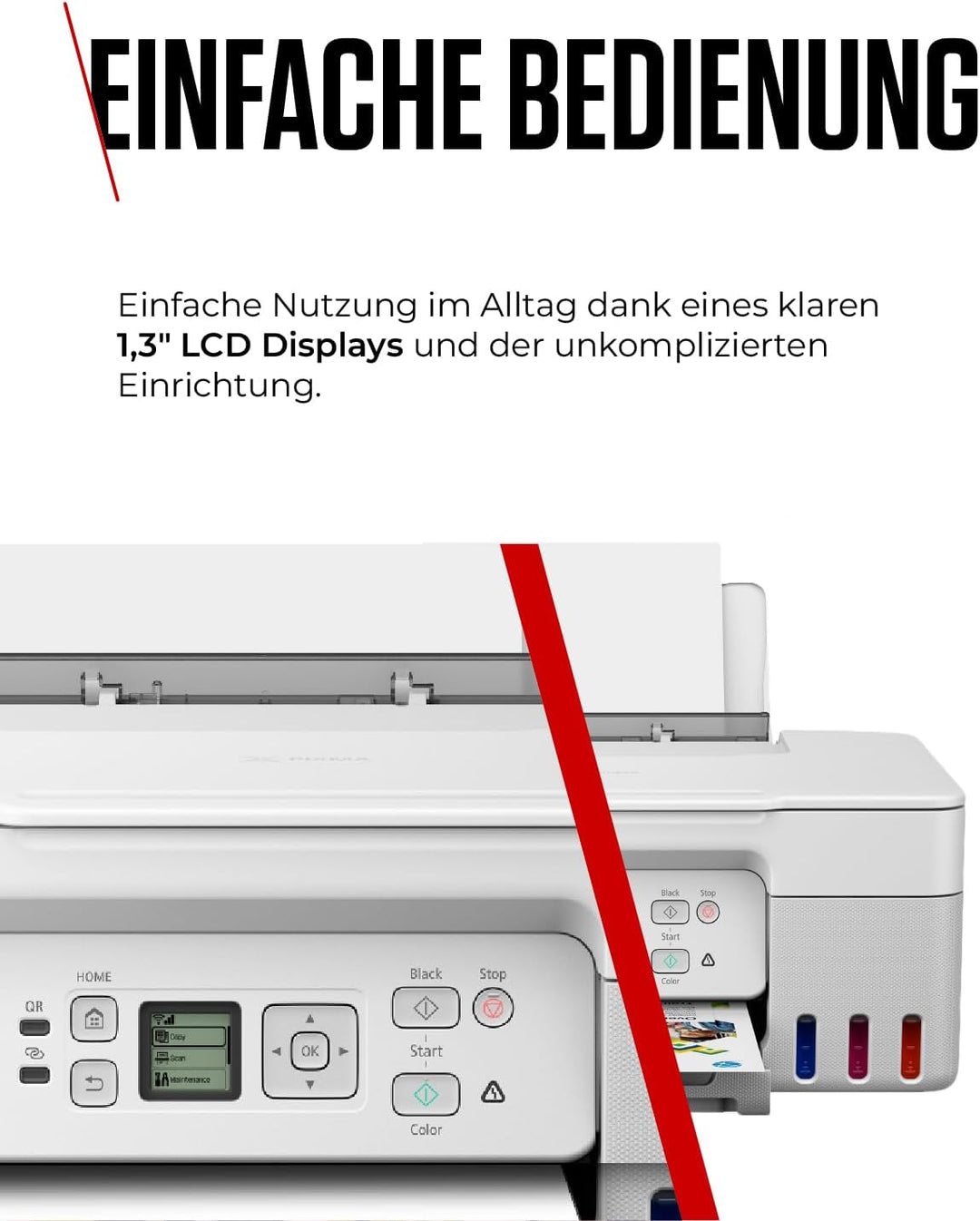 Canon PIXMA G3571 Serie – All-in-One MegaTank Drucker, Kopierer & Scanner für den Heimgebrauch | Kab