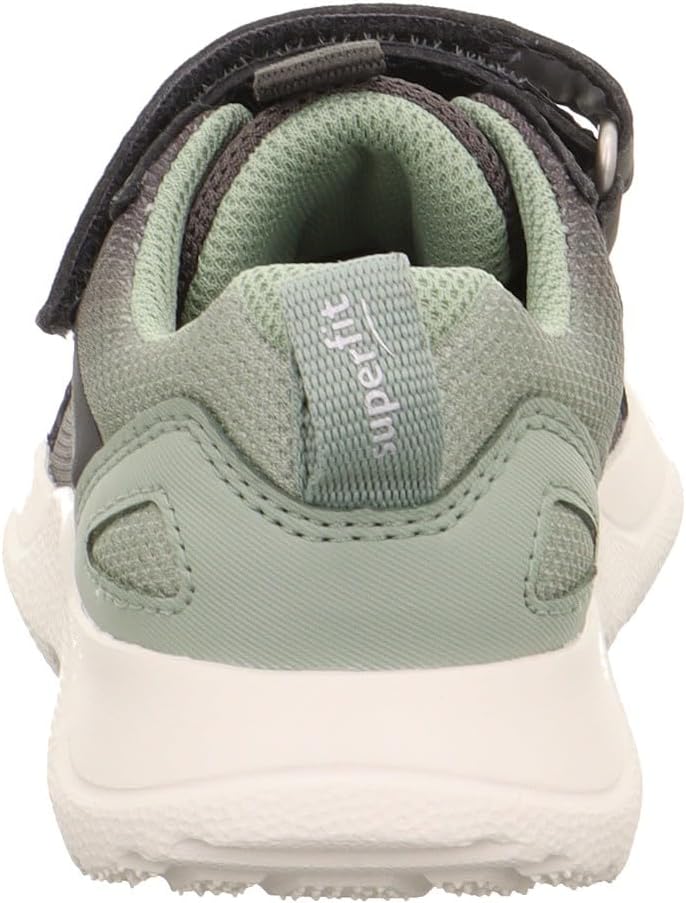 Superfit Mädchen RushSneaker 30 EU Grau Hellgrün 2000, 30 EU Grau Hellgrün 2000