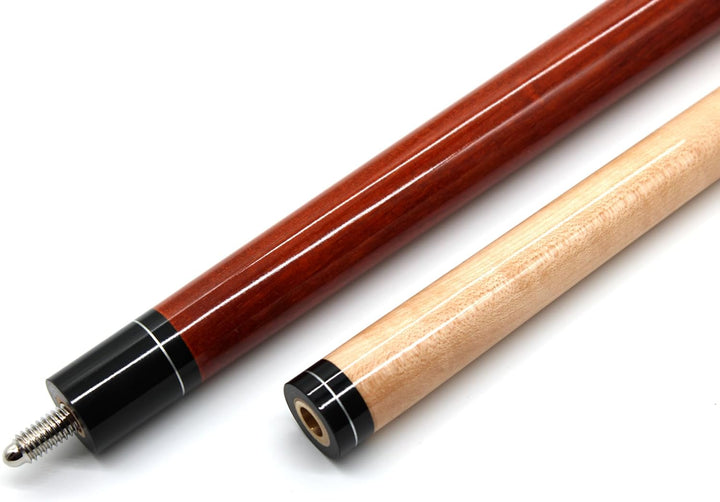 Billard Zubehör Billard Queue Cobra 2-teilig, 148cm, Ahornholz, 13mm Klebeleder, 18-21 Oz. Walnuss,