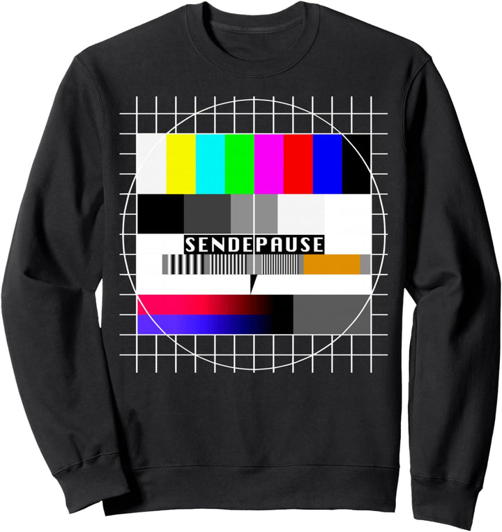 Testbild Sendepause 90er Party 80er Jahre Outfit Kostüm Sweatshirt