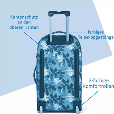 satch Flow M Trolley Koffer Handgepäck 35 l 54x32x23 cm oder Koffer gross 55 l 65x37x29 cm, inkl. Wä