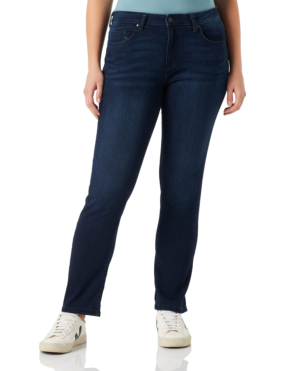 MUSTANG Damen Sissy Slim Jeans 26W / 32L Dunkelblau 802, 26W / 32L Dunkelblau 802