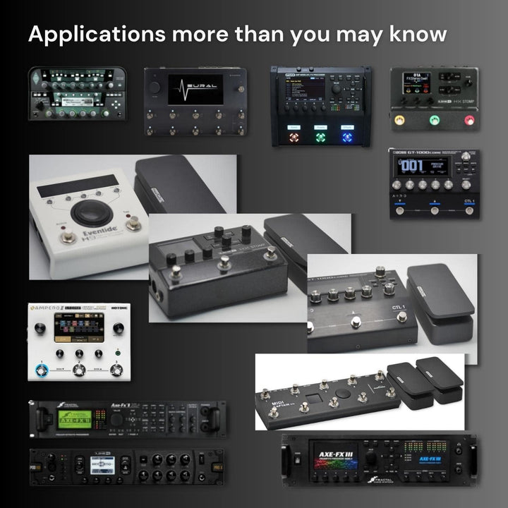 Paint Audio Foot Captain Dual Outputs Expression Pedal, Multi-Effekt-kompatibel für Tip/Ring-Verbind