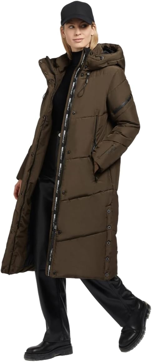 khujo Damen Steppmantel Sonje 5 XS Ran-gre Braun, XS Ran-gre Braun