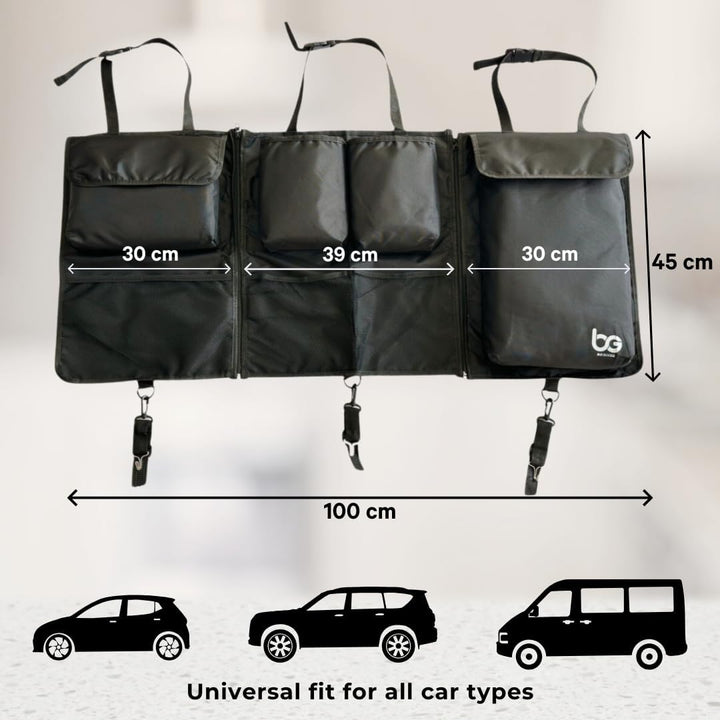 BUIGOODS Kofferraum Organizer - Car Trunk Organizer – Faltbare Auto-Aufbewahrungstasche - Kofferraum
