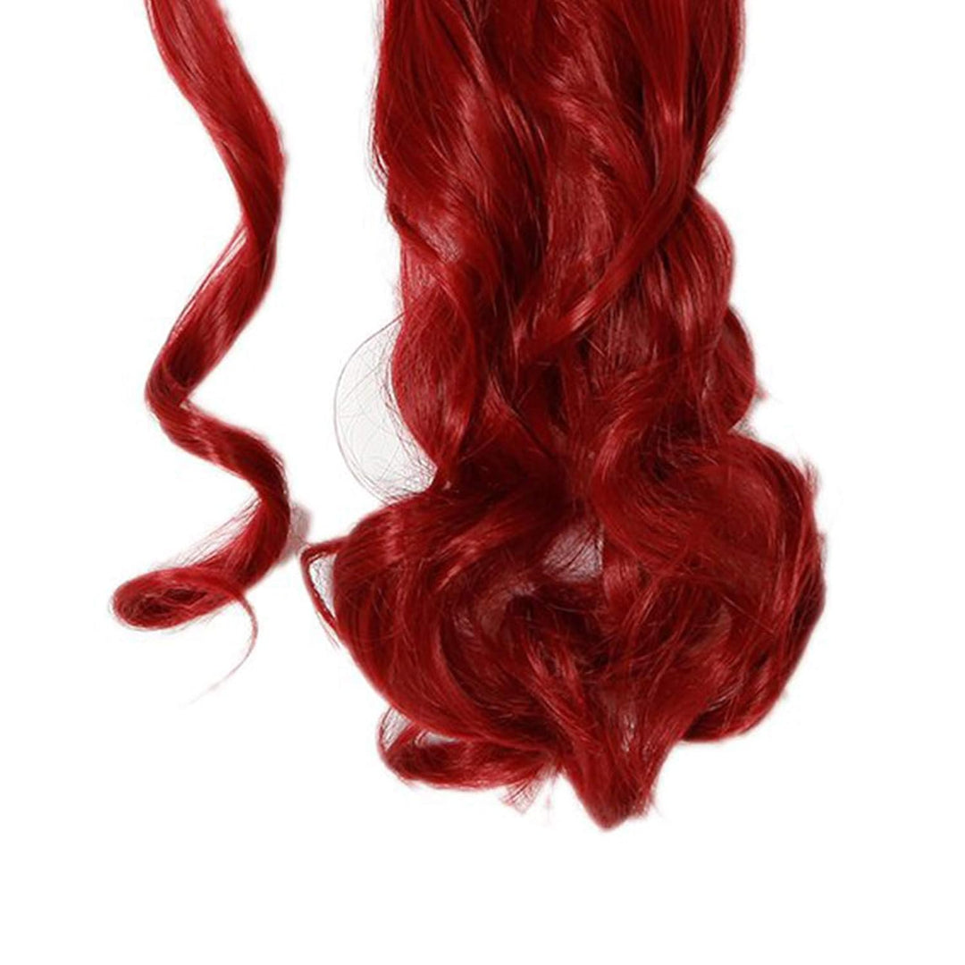 Pferdeschwanz Haarteil Zopf Clip in Ponytail Haarverlängerung Synthetik Haare Extension Hair Piece W