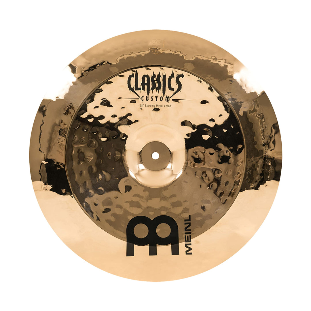 Meinl Cymbals Classics Custom Extreme Metal China 18 Zoll (Video) Schlagzeug Becken (45,72cm) B12 Br