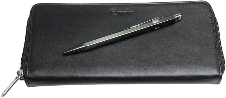 Esquire New Silk - Geldbörse 15cc 19 cm black Schwarz, Schwarz
