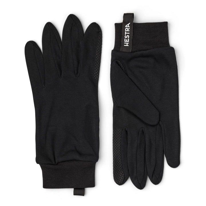 Hestra Silk Liner Touch Point – 5-Finger-Handschuhe, 10 Schwarz