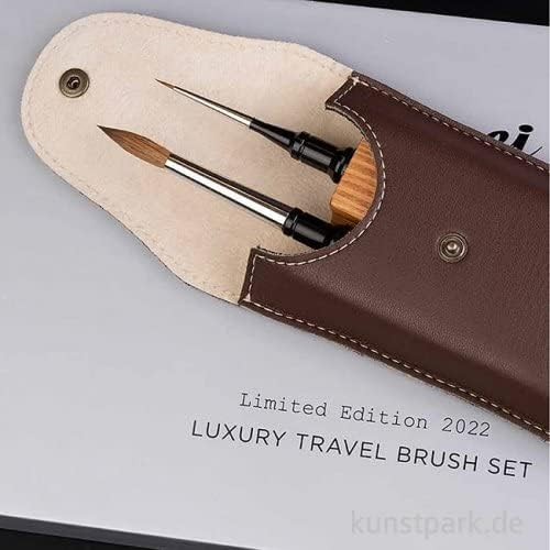Limitierte Edition 2022 da Vinci Aquarellpinsel Luxury Travel Brush Set