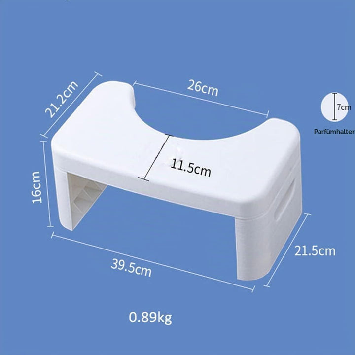 Coldcool Klappbarer Toilettenhocker, Töpfchen Tritthocker mit Duftposition, Badezimmer, Faltbarer Ko