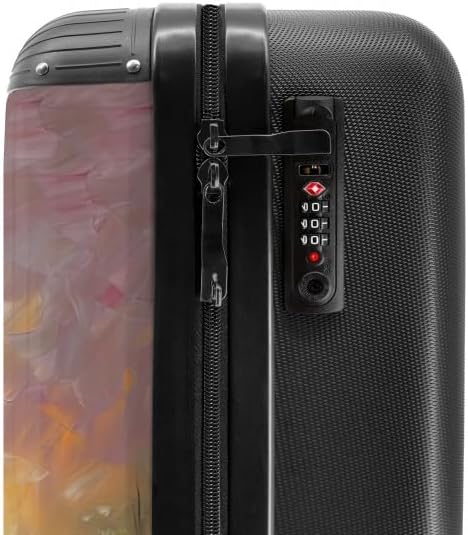 NoBoringSuitcases.com® Koffer Handgepäck Trolley Rollkoffer Kleine Reisekoffer mit 4 Rollen - Eiffel