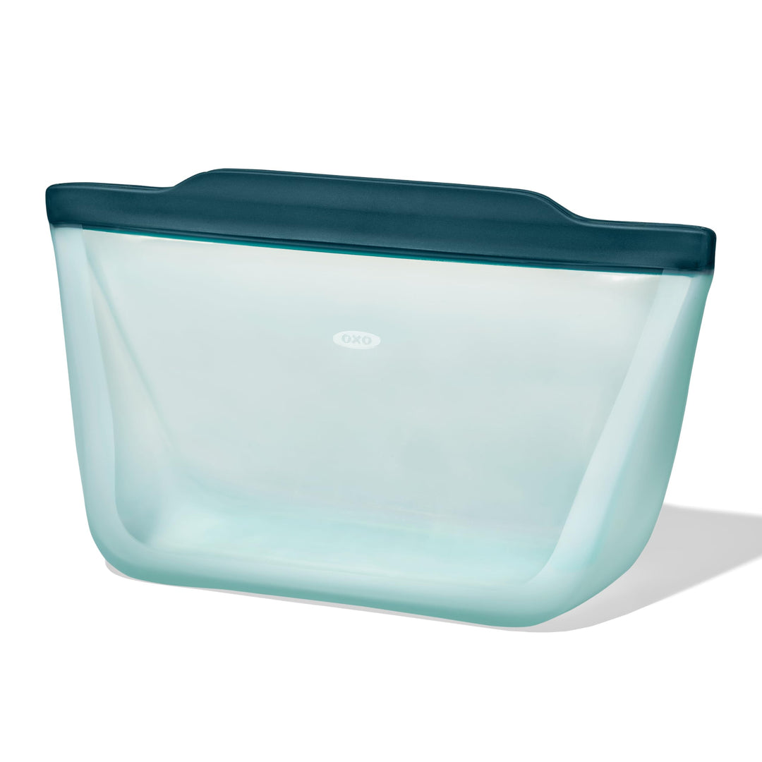 OXO Good Grips wiederverwendbarer Silikon-Beutel – Stand-Up Halbe Gallone (1,9 l) - Lagoon Lagoon St