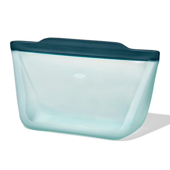 OXO Good Grips wiederverwendbarer Silikon-Beutel – Stand-Up Halbe Gallone (1,9 l) - Lagoon Lagoon St