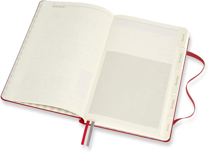 Moleskine - Rezeptjournal, Themen-Notizbuch - Hardcover-Notizbuch zum Sammeln und Organisieren Ihrer