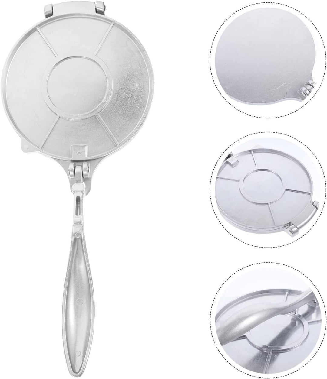 YARNOW Tortilla Maker Tortilla Press Edelstahl Antihaft Pie Teigpresse Maispresse Presspfanne Kuchen