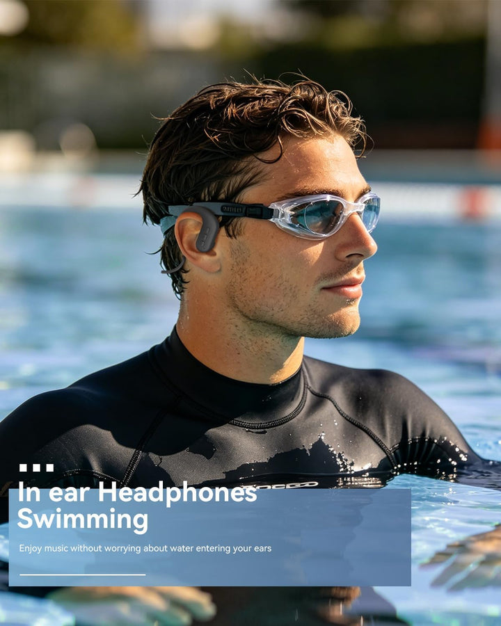 SANOTO Kopfhörer Schwimmen, In Ear Kopfhörer Bluetooth 5.4, IPX8 Unterwasser Kopfhörer Schwimen 8G M