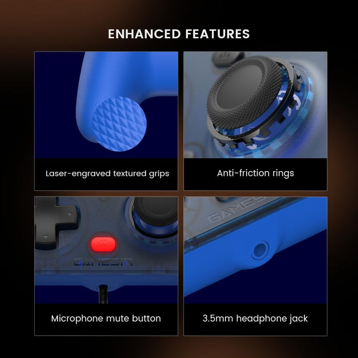 GameSir T7 Wired Xbox Controller with Hall Effect Joysticks and Triggers, Plug & Play Gamepad for Xb