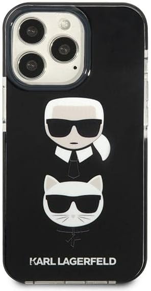 KARL LAGERFELD KLHCP13XTPE2TK Hülle für iPhone 13 Pro Max 6,7" hardcase schwarz/