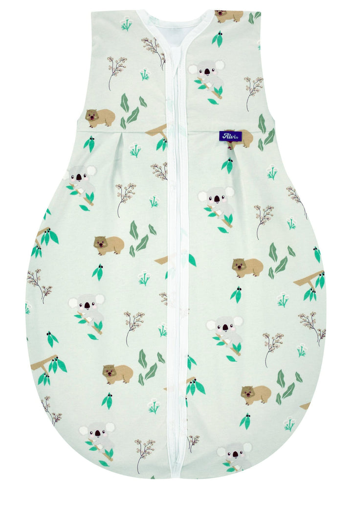 Alvi Baby Kugelschlafsack Molton Exklusiv Baumwolle – Babyschlafsack Atmungsaktiv Ganzjahr, Schlafsa