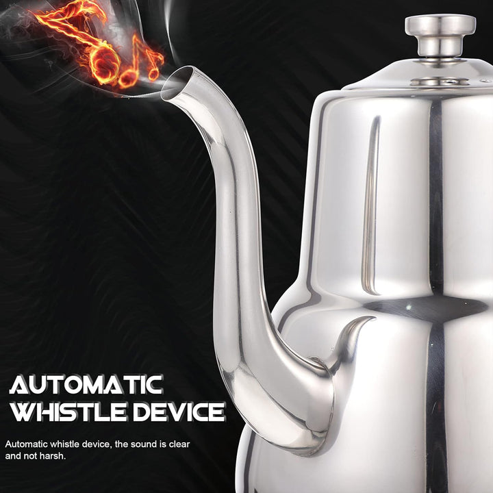 HEMOTON Kaffeetasse Edelstahl Teekanne mit Siebeinsatz Teekessel Wasserkocher Wasserkessel Induktion