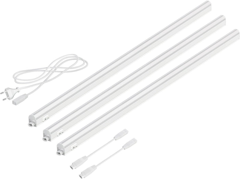 parlat LED Unterbau-Leuchten Rigel, je 87,3cm, je 1118lm, weiss, 3er Set