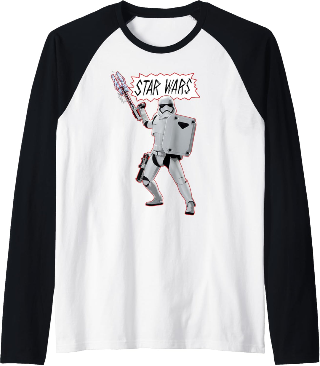 Star Wars Stromtrooper Sketchbook Logo Raglan