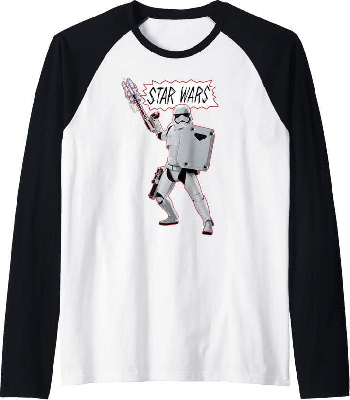 Star Wars Stromtrooper Sketchbook Logo Raglan