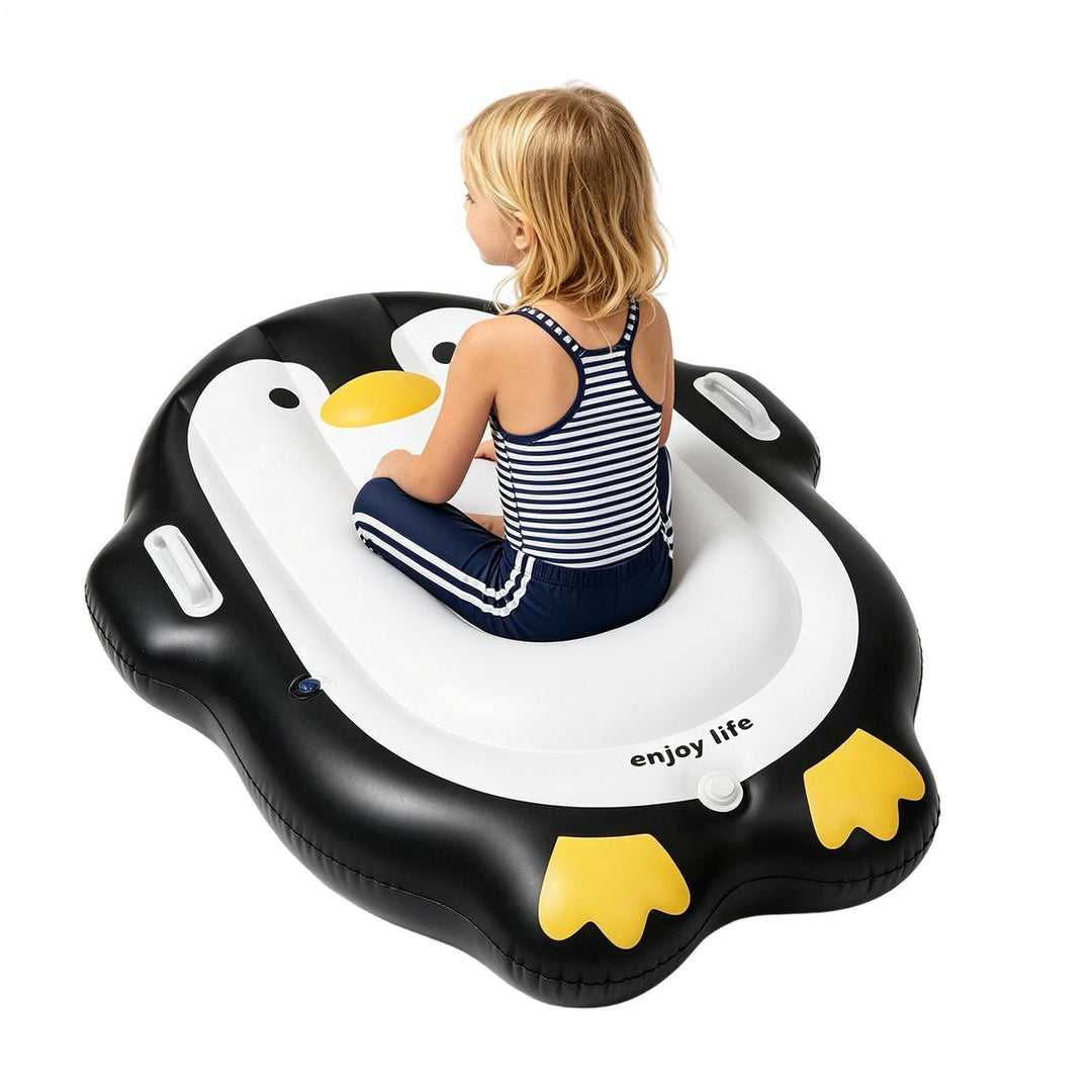 Aufblasbare Boogieboards Für Schwimmen, Niedliches Pinguin Aufblasbare Bodyboard Für Kinder, Luftmat